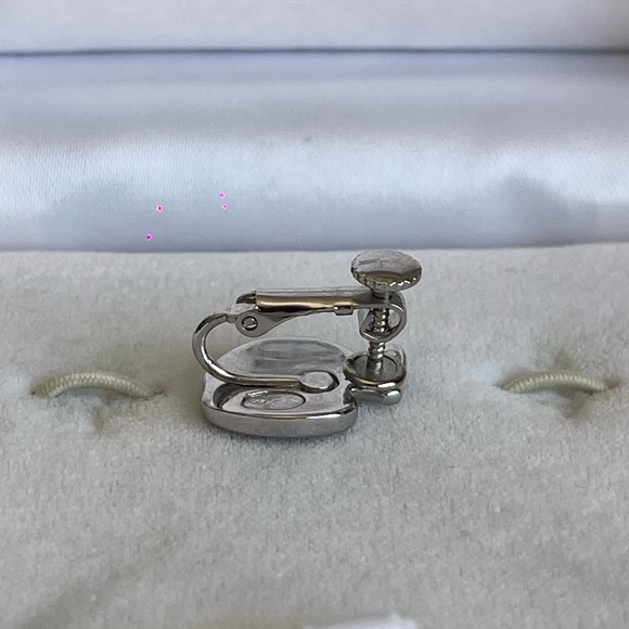 VINTAGE CHRISTIAN Dior Apple CD Clip-On Earrings - Picture 5 of 7